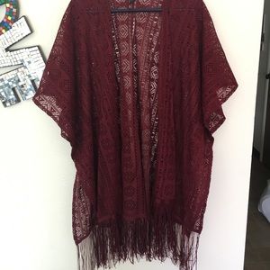 LB crochet shawl. One size